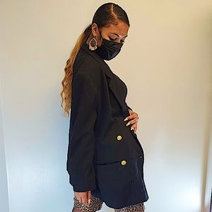 Thick Black Tahari Blazer